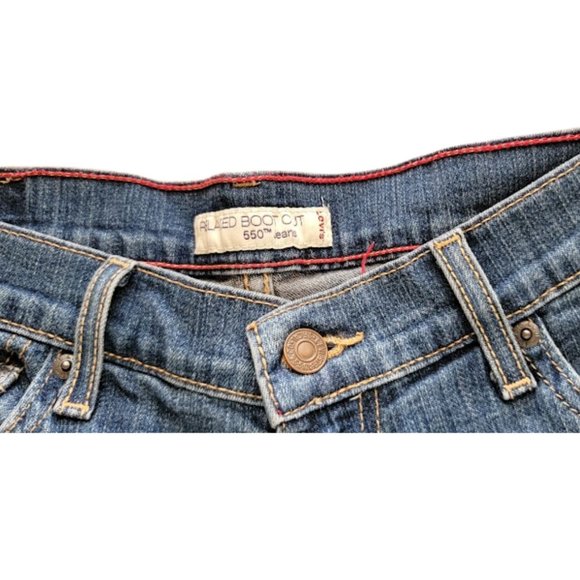 Levi's 550 Relaxed Boot Cut Jeans SZ 4 Excellent Shape! - Picture 5 of 12